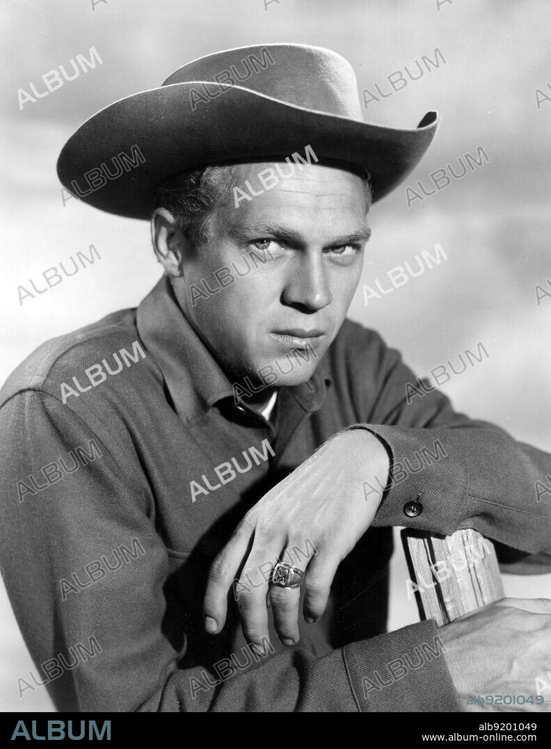 STEVE MCQUEEN en RANDALL, EL JUSTICIERO, 1958 (WANTED: DEAD OR ALIVE), dirigida por GEORGE BLAIR y THOMAS CARR. Copyright CBS/FOUR STAR PROD/MALCOLM ENTERPRISES.