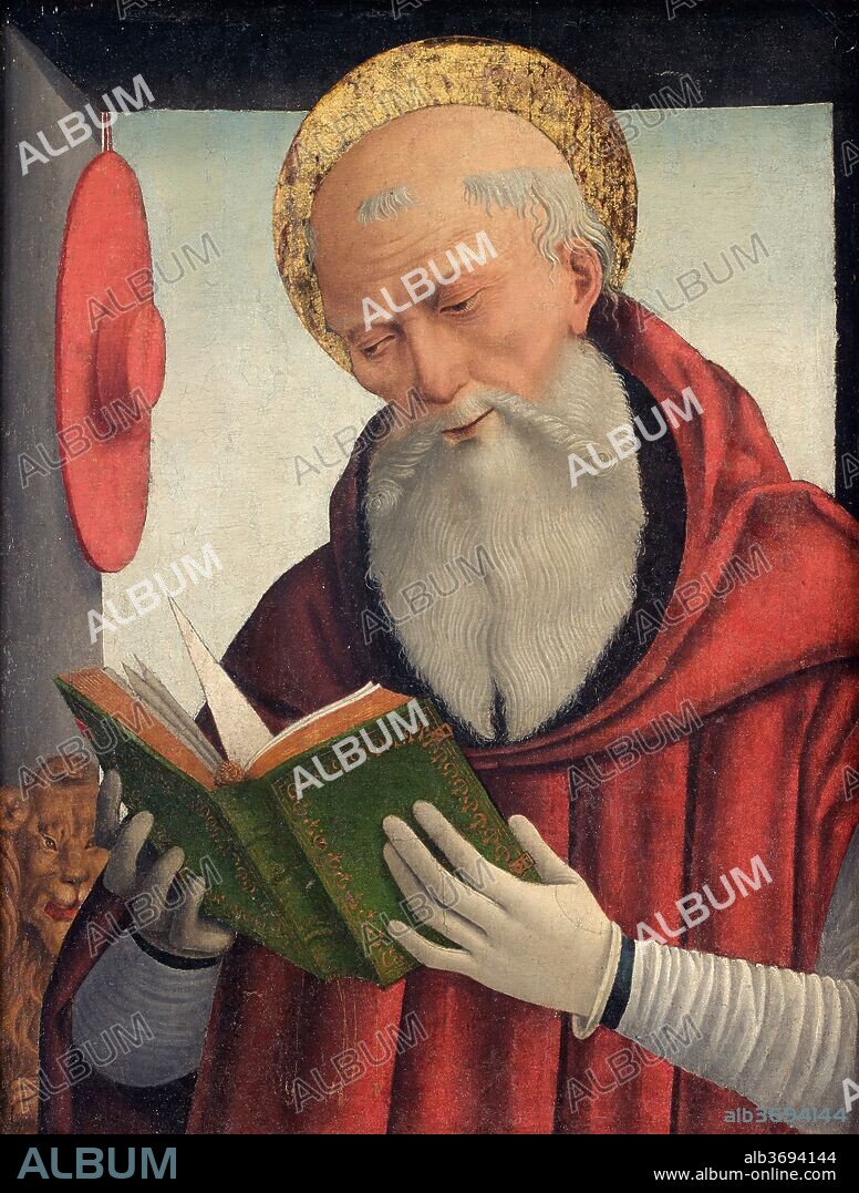 GEMINIANO DI BONGIOVANNI BENZONI. Saint Jerome reading.