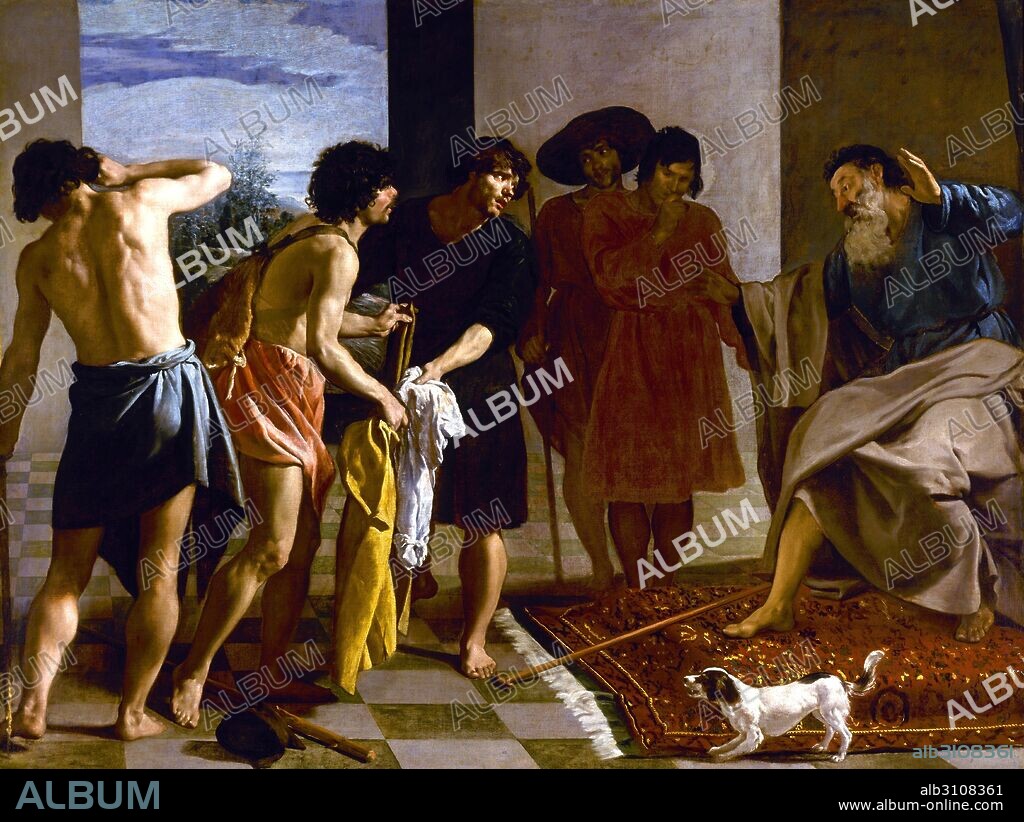 DIEGO VELÁZQUEZ. La túnica de José/1630.
