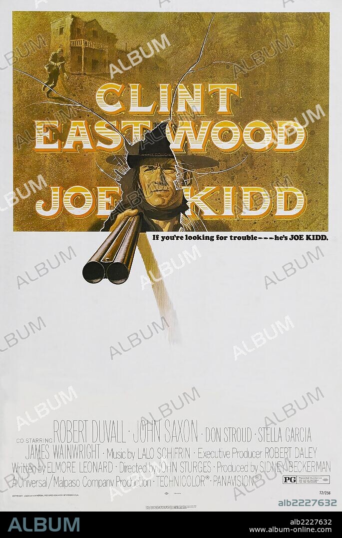 Affiche de JOE KIDD, 1972, réalisé par JOHN STURGES. Copyright UNIVERSAL PICTURES.