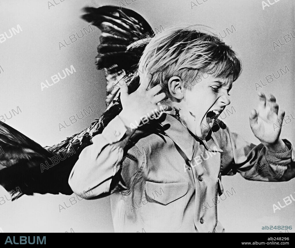 LOS PÁJAROS, 1963 (THE BIRDS), dirigida por ALFRED HITCHCOCK. Copyright Alfred J. Hitchcock Productions.