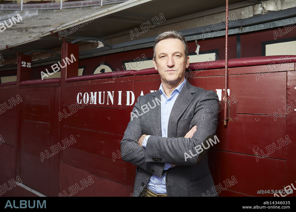 Madrid, April 22, 2025. Las Ventas bullring. Posed portraits of bullfighter Miguel Martín, the new managing director of Bullfighting Affairs for the Community of Madrid. Photo: Guillermo Navarro. ARCHDC.