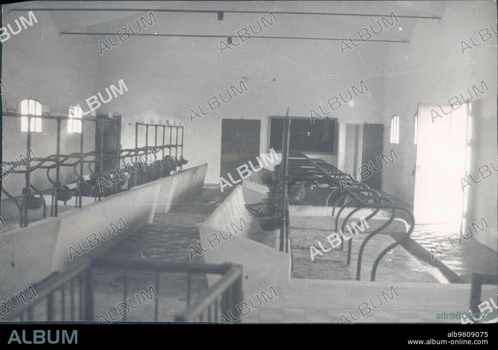 Un aspecto de la Granja-escuela sindical de colonización de Marmolejo Inaugurada por las Altas Jerarquías del estado y del movimiento el viernes 21 de abril.