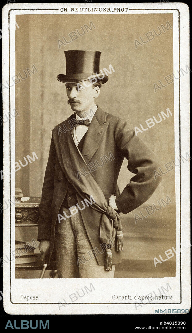 Louis Denis CHALAIN (1845-1895). Photographie de Charles REUTLINGER pour un portrait-carte vers 1869. Credit : IM/Kharbine-Tapabor.