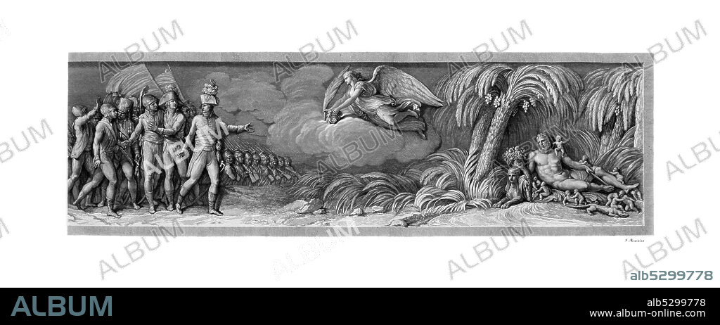 Andrea Appiani 1754-1817. The Glories of Napoleon;  1860-1863 etching.