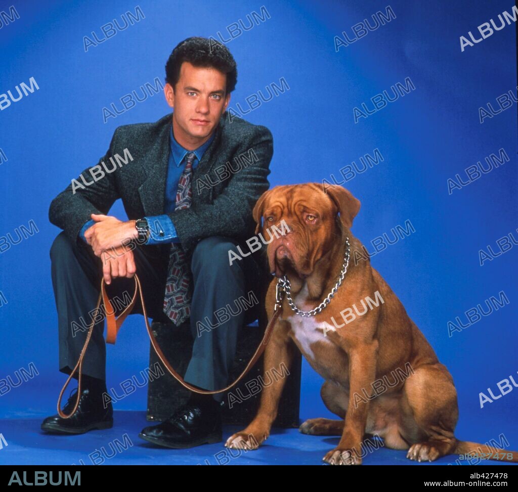 TOM HANKS en SOCIOS Y SABUESOS, 1989 (TURNER AND HOOCH), dirigida por ROGER SPOTTISWOODE. Copyright TOUCHSTONE PICTURES.