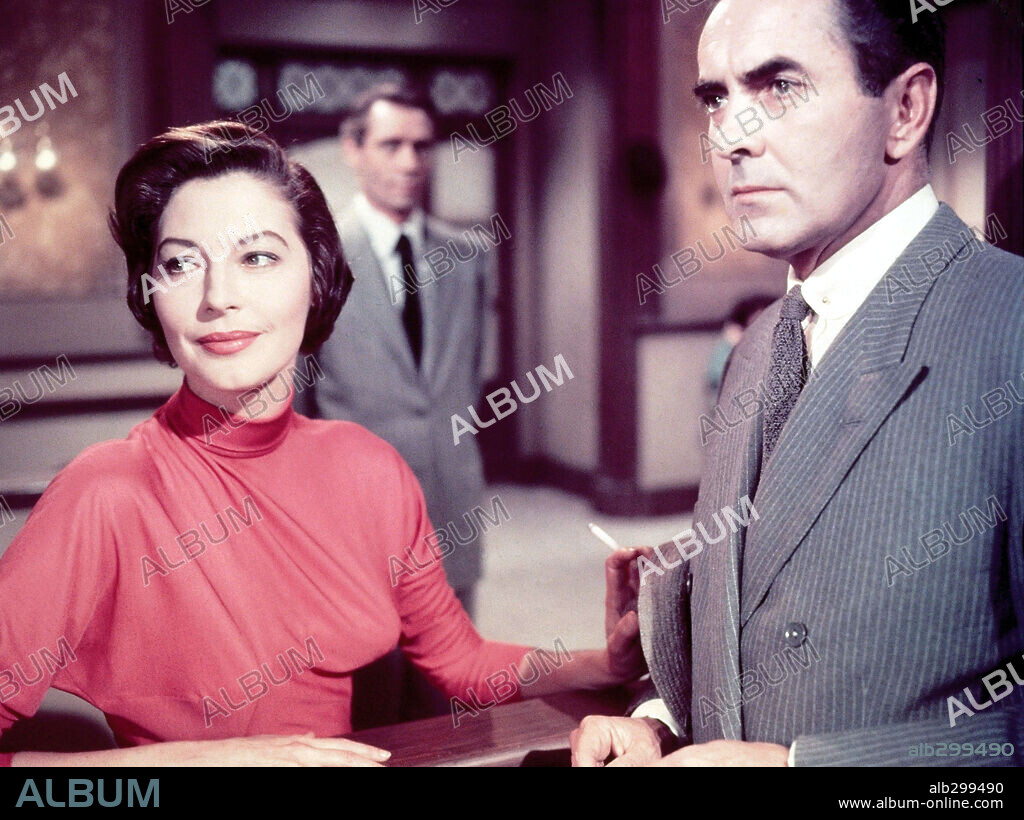 AVA GARDNER and TYRONE POWER in THE SUN ALSO RISES, 1957, directed by HENRY KING. Copyright 20TH CENTURY FOX.