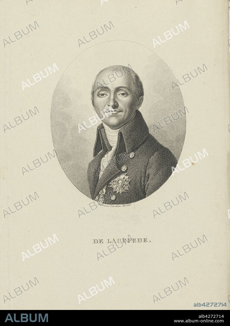 AMBROISE TARDIEU. Bernard-Germain-Etienne de la Ville-sur-Illon, comte de Lacépède (1756-1815).