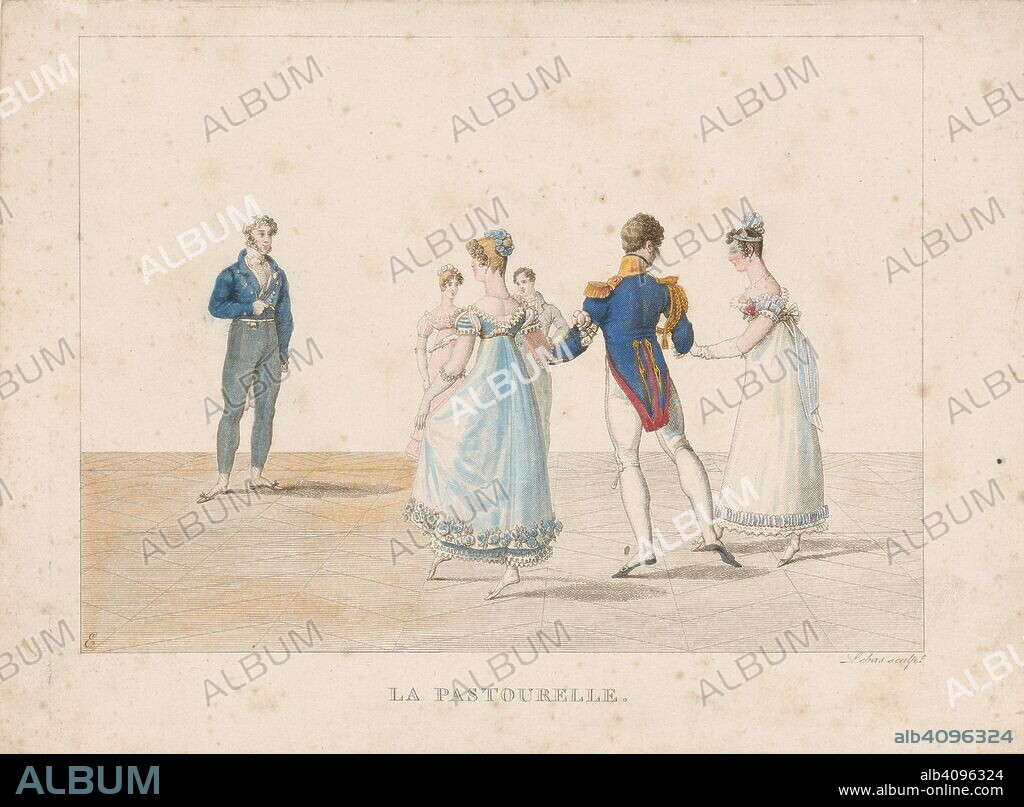 MICHEL OLIVIER LE BAS. The Quadrille: La Pastourelle (The Shepherd Girl).