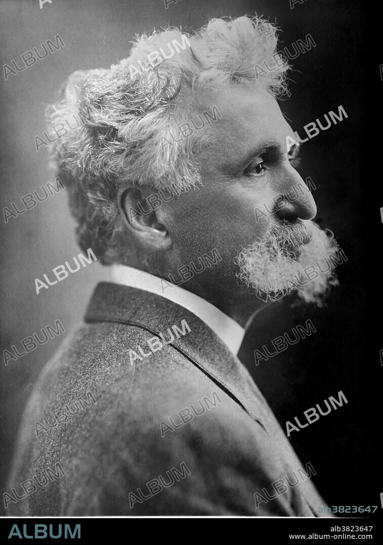 Hudson Maxim (February 3, 1853 - May 6, 1927), was an American inventor and chemist who invented a variety of explosives, including smokeless gunpowder. Smokeless powder is the name given to a propellant used in firearms and artillery which produce negligible smoke when fired, unlike the older gunpowder (black powder) which they replaced. The basis of the term smokeless is that the combustion products are mainly gaseous. During World War I, Maxim wrote a book, Defenseless America, in which he pointed out the inferiority of the American defense system and the vulnerability of the country against attacks of foreign aggressors. During his experimental career, he lost his left hand in a mercury fulminate explosion in 1912. He appeared as King Neptune during the first two years of the Miss America Pageant in 1921 and 1922, arriving on a great float and presenting the trophy to the winner. He died in 1927 at the age of 74.