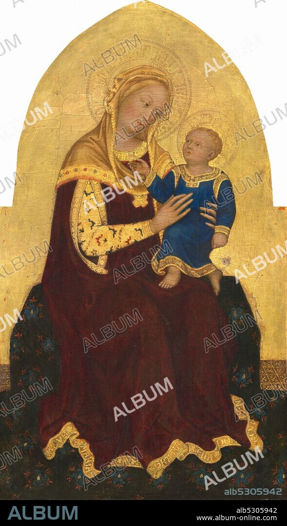 GENTILE DA FABRIANO. Madonna and Child Enthroned, c. 1420.