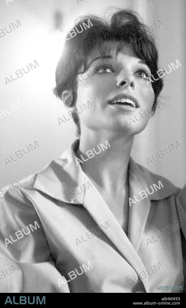 La actriz española María Cuadra en el Festival de Cine de San Sebastián de 1959.