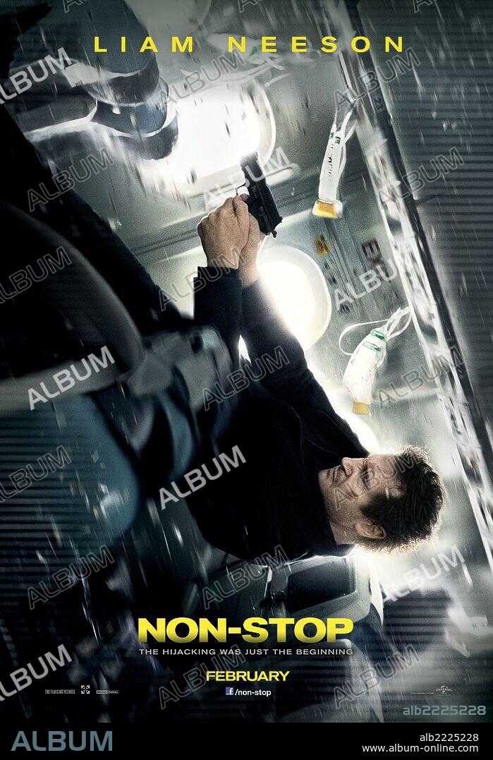 Poster de NON-STOP-SIN ESCALAS, 2014 (NON-STOP), dirigida por JAUME COLLET-SERRA. Copyright UNIVERSAL PICTURES.