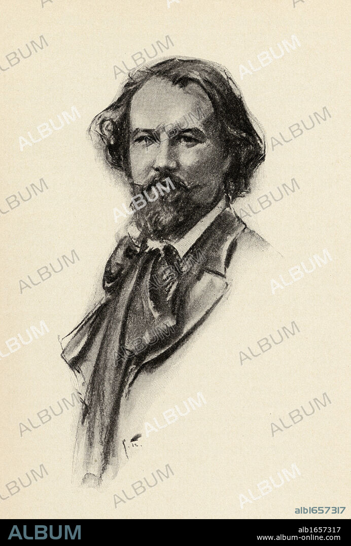 Gustave Charpentier, 1860-1956. French composer. Portrait by Chase Emerson. American artist 1874-1922.