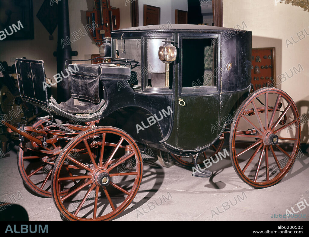 BERLINA EN LA QUE FUE HERIDO EL GENERAL PRIM EN DICIEMBRE DE 1870.