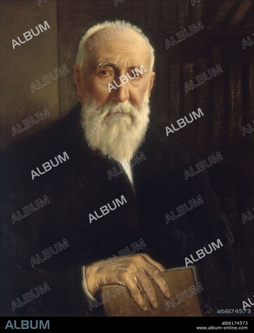 FRANCISCO RODRIGUEZ MARIN (1855-1943)- O/L- DECIMONOVENO DIRECTOR DE LA ACADEMIA.
