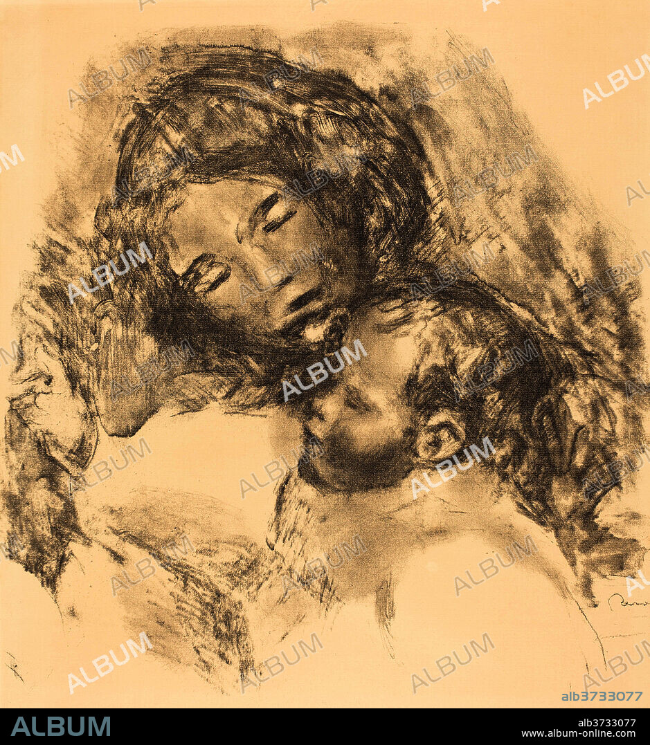 AUGUSTE RENOIR. Maternity (Maternite). Dated: c. 1912. Medium: lithograph.