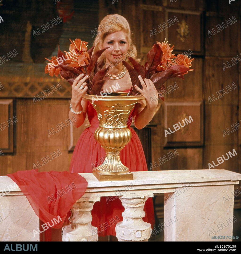German singer and actress Rut Rex, Germany 1960s.