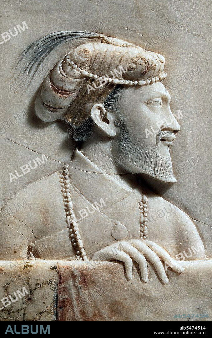 Shan Jahan (1592-1666) was the emperor of the Mughal Empire in the Indian subcontinent from 1628 until 1658. The name Shah Jahan comes from the Persian meaning 'King of the World'. He was the fifth Mughal ruler after Babur, Humayun, Akbar, and Jahangir. While young, he was a favourite of his legendary grandfather Akbar the Great. He is also known as 'Shah Jahan the Magnificent'. The period of his reign is considered the golden age of Mughal expansion—by the end of his reign the Mughal Empire covered 3 million square km and most of India.   The Shah Jahan era was also a Golden Age in Mughal architecture. He built many splendid monuments, the most famous of which is the legendary Taj Mahal at Agra, built as a tomb for his wife, Empress Mumtaz Mahal. He also had constructed the Red Fort in Delhi and the Pearl Mosque in the Lahore Fort.