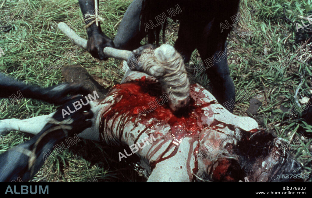 HOLOCAUSTO CANÍBAL, 1980 (CANNIBAL HOLOCAUST), dirigida por RUGGERO DEODATO. Copyright F.D. CINEMATOGRAFICA.