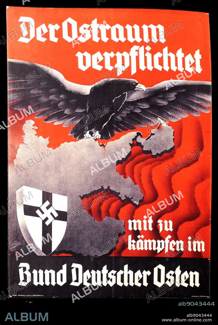 Bund Deutscher Osten (League for the German East), Nazi propaganda poster. The Bund Deutscher Osten (BDO) was a German Nazi organisation founded on 26 May 1933. The organisation was supported by the Nazi Party. The BDO was a national socialist version of German Eastern Marches Society, which was closed down by the Nazis in 1934.