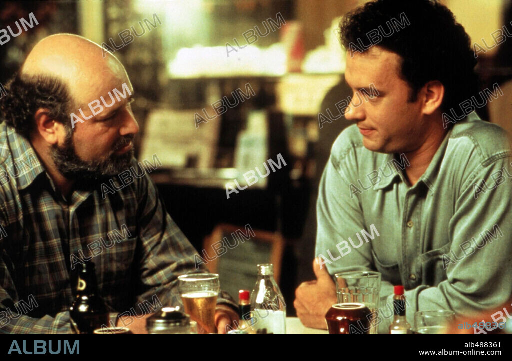 ROB REINER y TOM HANKS en ALGO PARA RECORDAR, 1993 (SLEEPLESS IN SEATTLE), dirigida por NORA EPHRON. Copyright TRISTAR PICTURES.