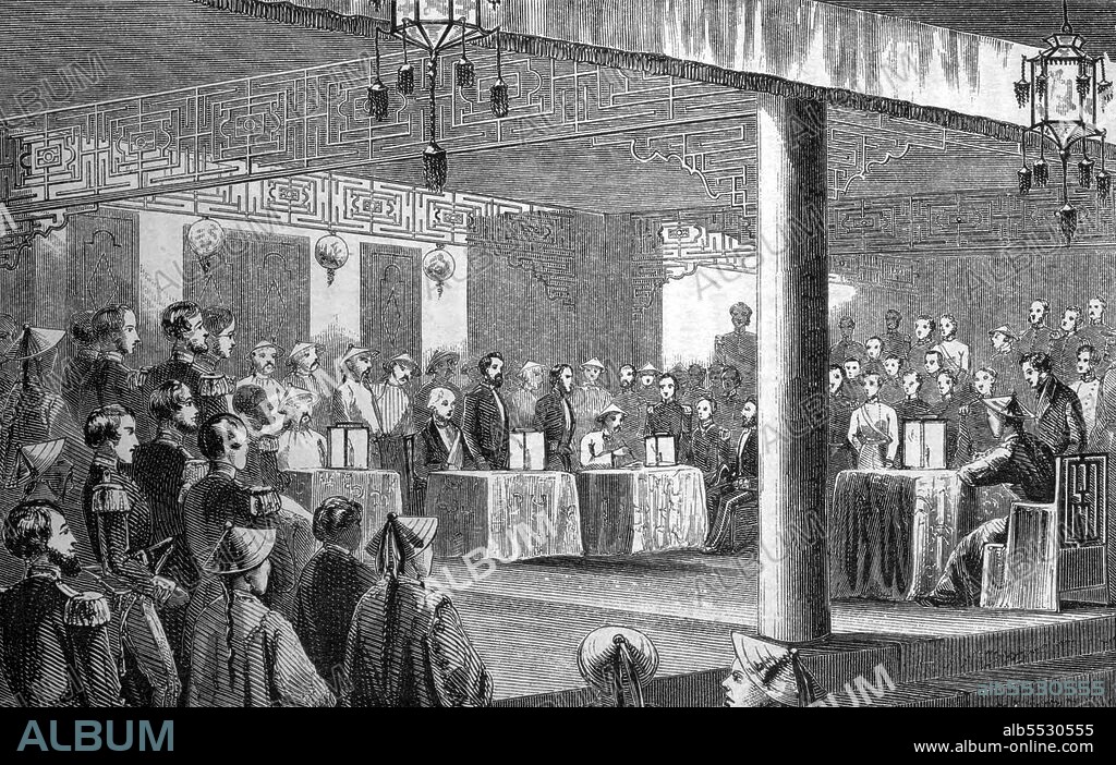 Several documents known as the 'Treaty of Tien-tsin' were signed in Tianjin (Tientsin) in June 1858, ending the first part of the Second Opium War (1856–1860). The Second French Empire, United Kingdom, Russian Empire, and the United States were the parties involved. These treaties opened more Chinese ports (see Treaty of Nanking) to the foreigners, permitted foreign legations in the Chinese capital Beijing, allowed Christian missionary activity, and legalized the import of opium. They were ratified by the Emperor of China in the Convention of Peking in 1860, after the end of the war.