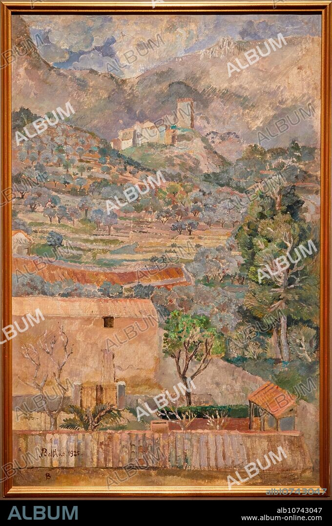 Paysage provençal, 1925, Balthazar Klossowski de Rola, dit Balthus, Musée d'Art Moderne, Troyes, Champagne-Ardenne Region, Aube Department, France, Europe.