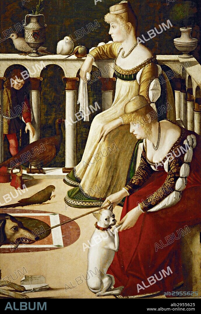 VITTORE CARPACCIO. Two venetian courtesans.