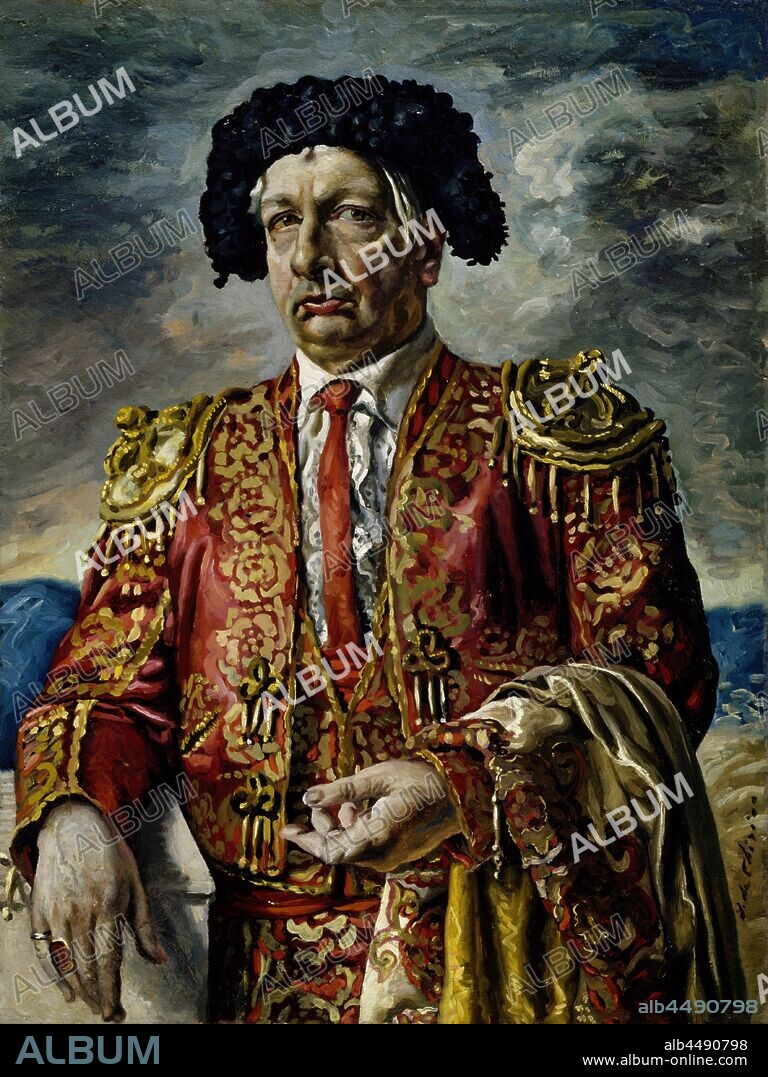 GIORGIO DE CHIRICO. Self-portrait in a matador costume.