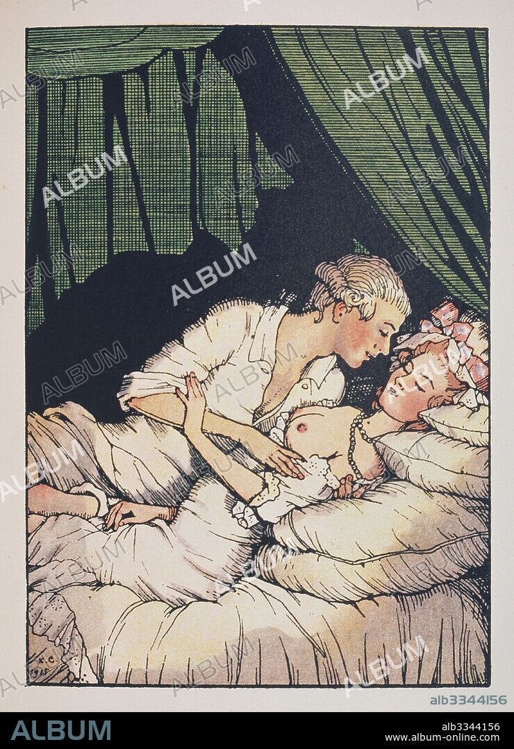 KONSTANTIN ANDREYEVICH SOMOV. Illustration to "The Book of Marquise" by Franz Blei.