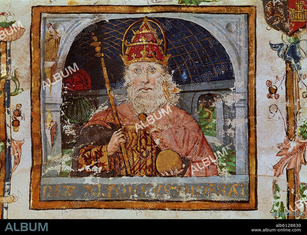 ALFONS X VON KASTILIEN DER WEISE. King of Spain. First general chronicle. Madrid, National Library.