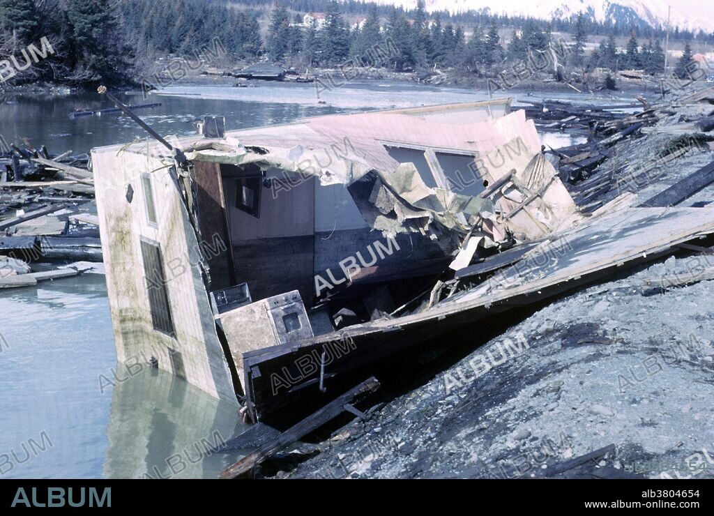 Great Alaskan Earthquake Damage, 1964