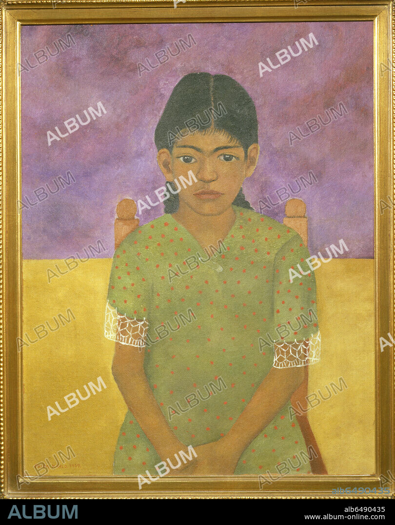 FRIDA KAHLO. Portrait of Virginia, 1929. 
 
Museo Dolores Olmedo Patiño, Xochimilco, Mexico City.