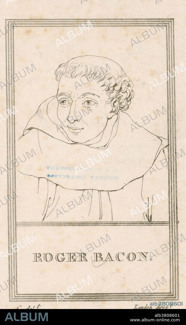 Roger Bacon (1214-1294) was an English philosopher and Franciscan friar who placed considerable emphasis on the study of nature through empirical methods. He became a master at Oxford, lecturing on Aristotle. Between 1237 and 1245, he began lecturing at the University of Paris. In 1256 he became a friar in the Franciscan Order, and no longer held a teaching post. After 1260, his activities were restricted by a Franciscan statute prohibiting friars from publishing books or pamphlets without prior approval. He circumvented this through his acquaintance with Cardinal Guy le Gros de Foulques, who became Pope Clement IV in 1265. Clement IV issued a mandate ordering Bacon to write to him concerning the place of philosophy within theology. Bacon sent the Pope his Opus Majus. Some time between 1277 and 1279, Bacon was imprisoned or placed under house arrest for his excessive credulity in alchemy and for his harsh regard for the other innovators of his time. He is believed to have died in 1294.