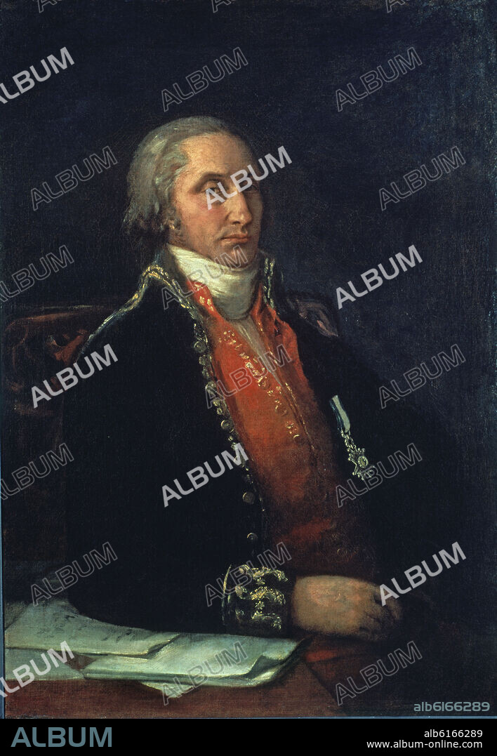 FRANCISCO DE GOYA. ANTONIO RAIMUNDO IBANEZ (1749/1809)  ECONOMISTA-MARQUES DE SARGADELOS. O/L 1805-8.