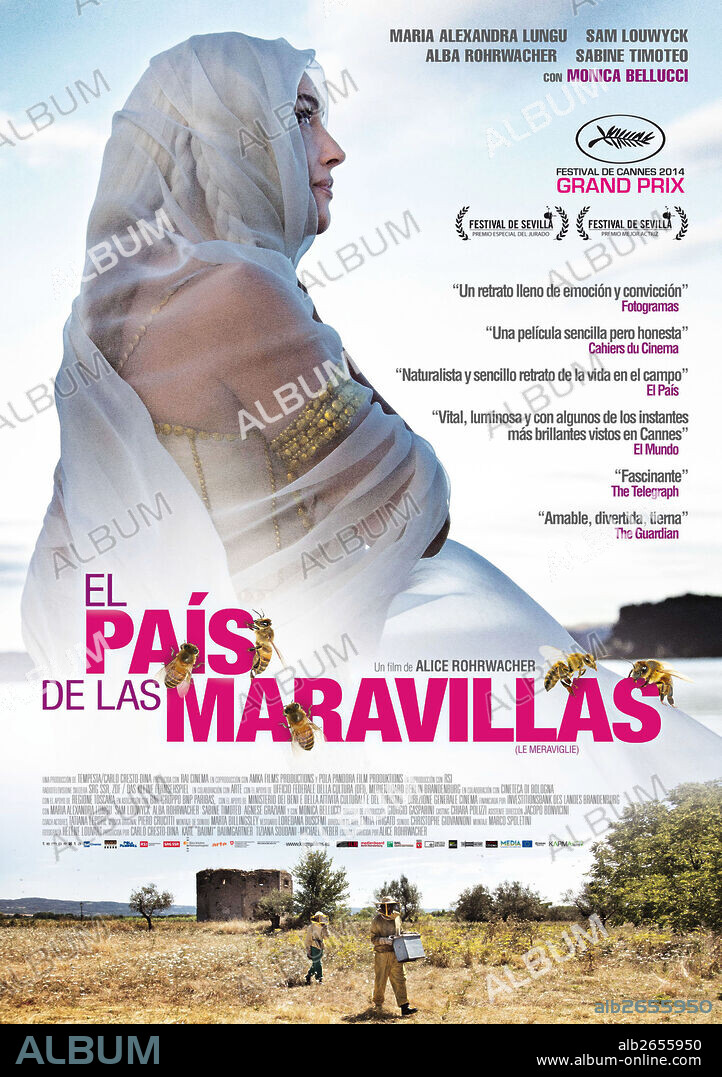 Poster de EL PAIS DE LAS MARAVILLAS, 2014 (LE MERAVIGLIE), dirigida por ALICE ROHRWACHER. Copyright TEMPESTA/AMKA FILMS PRODUCTIONS/RAI CINEMA.