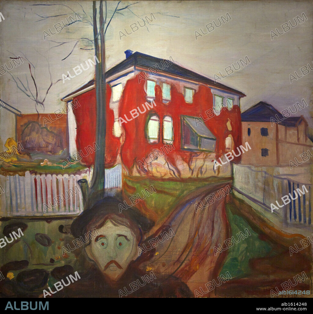 Red Virginia Creeper by Edvard Munch, 1898-1900, Norway, Oslo, Munch Museum.