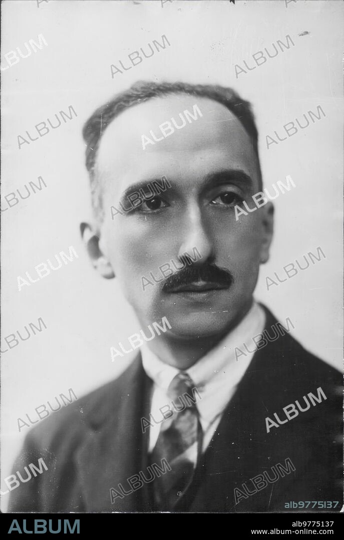 March 14, 1932. Portrait of Francois Mauriac.