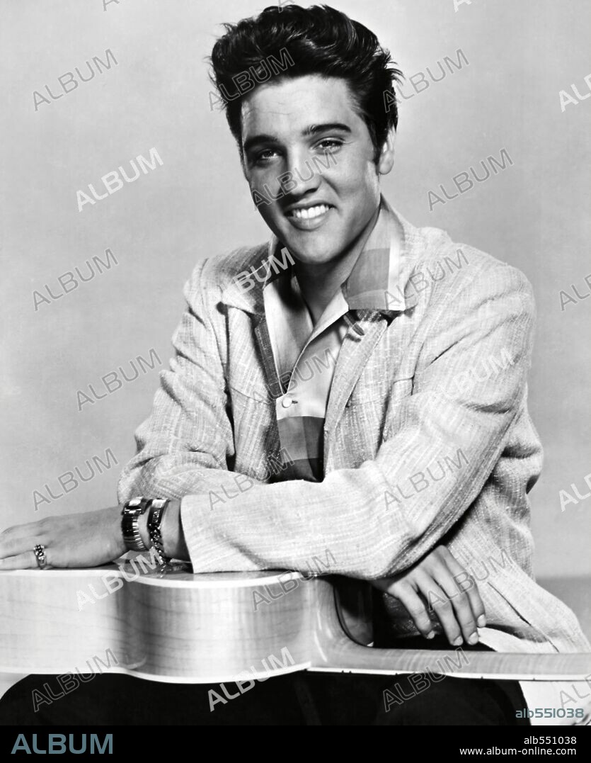 ELVIS PRESLEY in JAILHOUSE ROCK - RHYTHMUS HINTER GITTERN, 1957 (JAILHOUSE ROCK), unter der Regie von RICHARD THORPE. Copyright M.G.M.