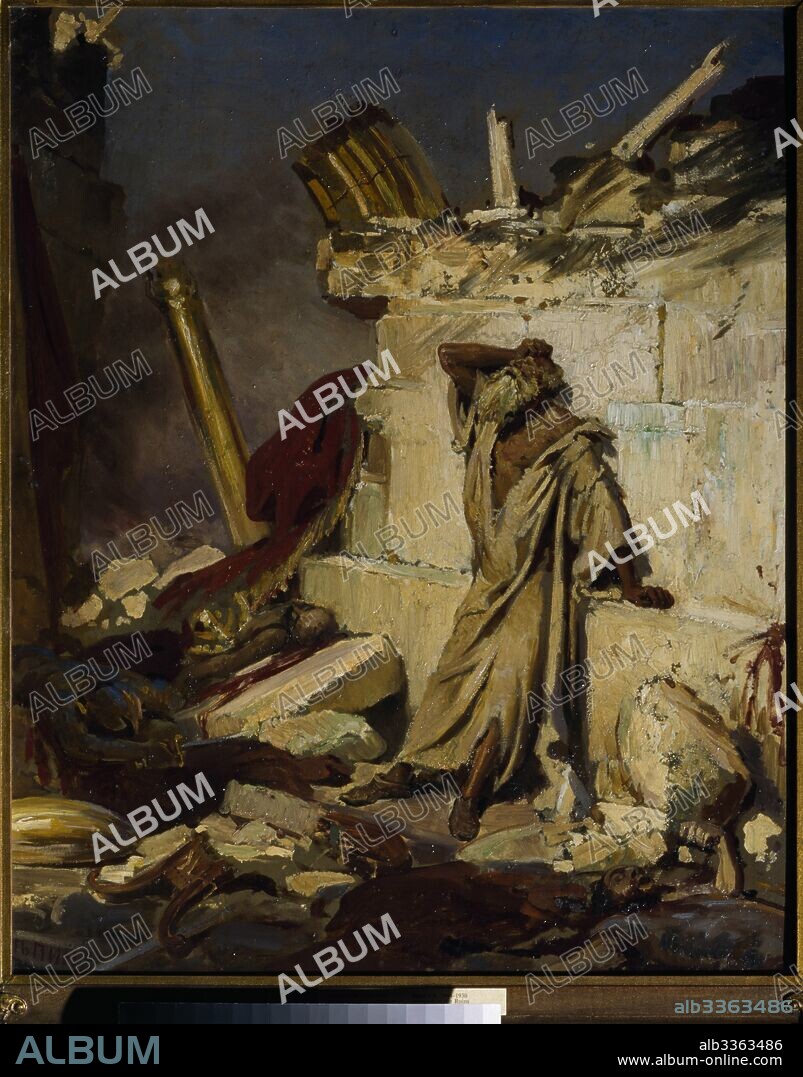 ILYA YEFIMOVICH REPIN. Jeremiah lamenting the Destruction of Jerusalem.