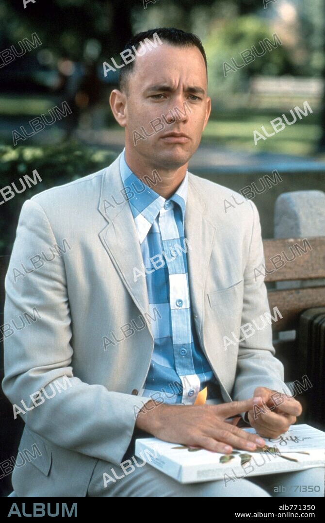 TOM HANKS in FORREST GUMP, 1994, directed by ROBERT ZEMECKIS. Copyright PARAMOUNT PICTURES.