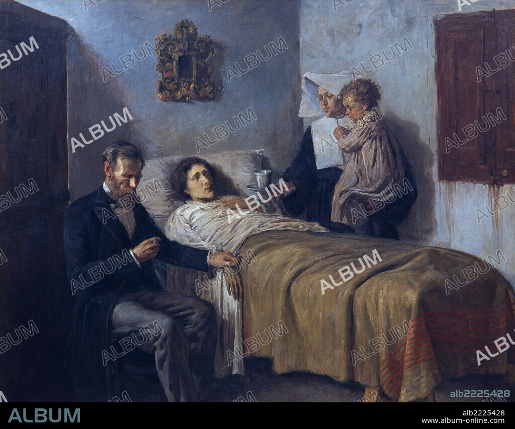 Pablo Picasso / 'Ciencia y caridad', 1897, OLEO sobre tela, 197 x 249,5 cm, MPB 110.046.