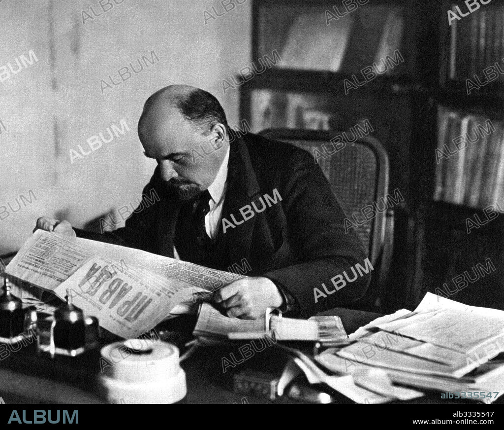 ANÓNIMO. Vladimir Lenin in the Kremlin. October 1918.