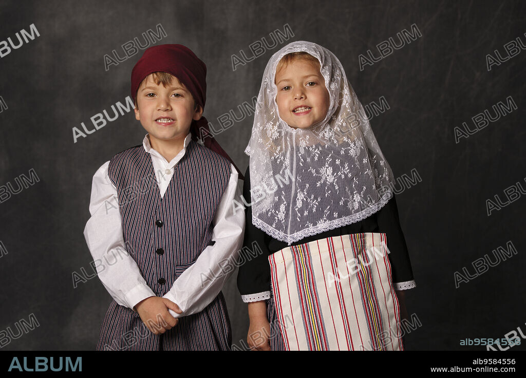 traje tipico mallorquin, Mallorca, balearic islands, spain, europe.