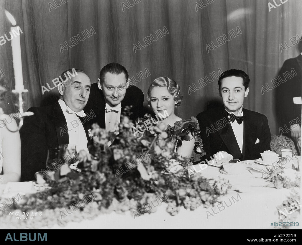 HARRY RAPF, IRVING G. THALBERG, LIONEL BARRYMORE, MARIE DRESSLER and MARY PICKFORD.