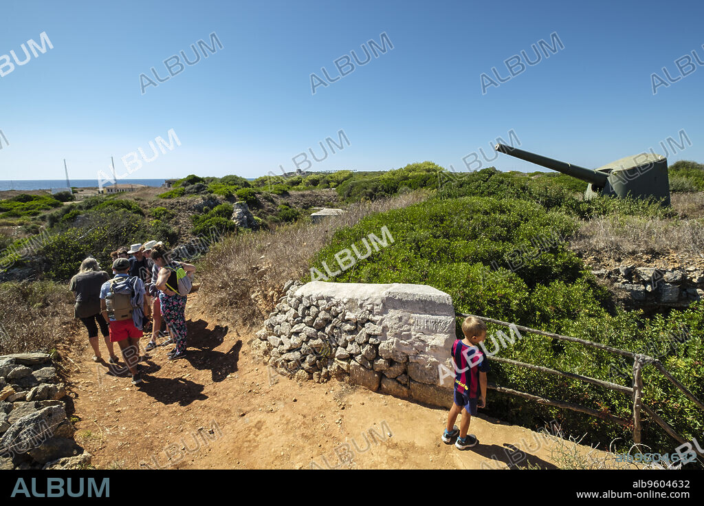 castillo de San Felipe, siglo XVI ,boca del puerto de Mahón, municipio de Villacarlos, Menorca, balearic islands, Spain.