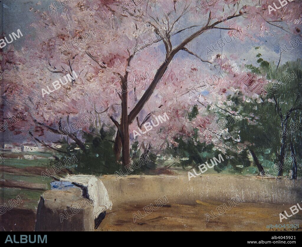 JOSEP BERGA I BOADA. Paisaje. Óleo. Colección privada.