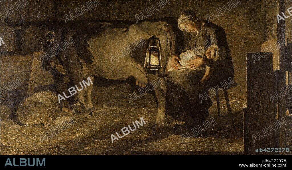 GIOVANNI SEGANTINI. Le due madri (The two mothers).