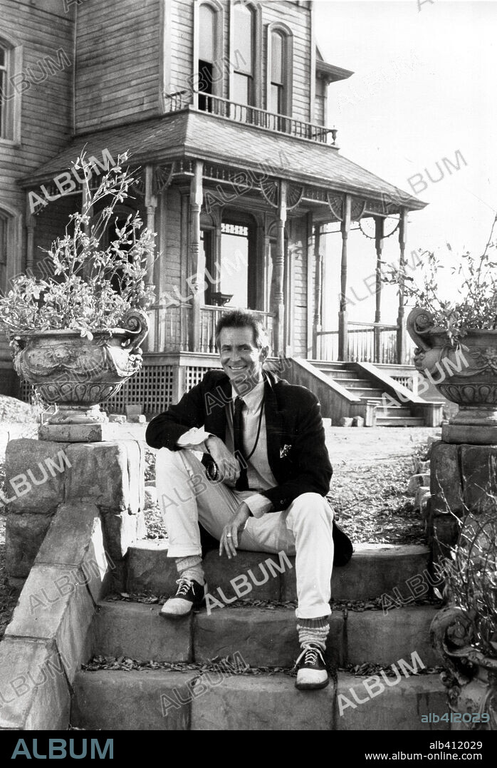 ANTHONY PERKINS en PSICOSIS III, 1986 (PSYCHO III), dirigida por ANTHONY PERKINS. Copyright UNIVERSAL PICTURES / BERENSEN, BETTY.